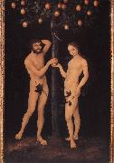 CRANACH, Lucas the Elder Adam and Eve 02 oil painting artist